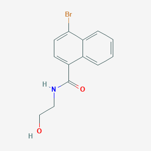4-Bromo-N-(2-hydroxyethyl)naphthalene-1-carboxamide