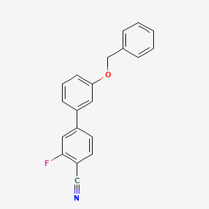 4-[3-(Benzyloxy)phenyl]-2-fluorobenzonitrile