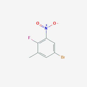 molecular formula C7H5BrFNO2 B1374782 5-Bromo-2-fluoro-3-nitrotoluene CAS No. 1375068-74-8
