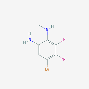 4-Bromo-5,6-difluoro-1-N-methylbenzene-1,2-diamine