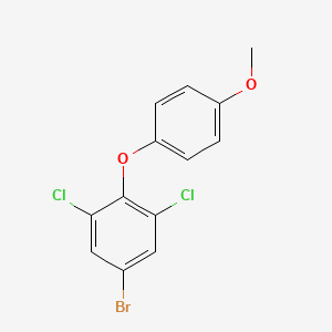 5-Bromo-1,3-dichloro-2-(4-methoxyphenoxy)benzene