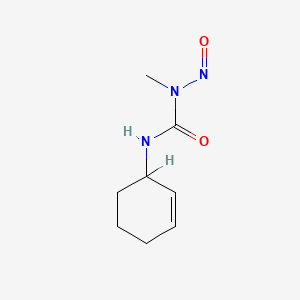 molecular formula C8H13N3O2 B13747954 Urea, 3-(2-cyclohexen-1-yl)-1-methyl-1-nitroso- CAS No. 33024-58-7