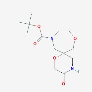 3-Oxo-1,8-dioxa-4,11-diaza-spiro[5.6]dodecane-11-carboxylic acid tert-butyl ester