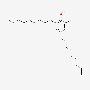 molecular formula C25H44O B13748050 4,6-Dinonyl-o-cresol CAS No. 3011-61-8