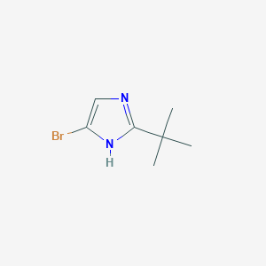 molecular formula C7H11BrN2 B1374808 5-bromo-2-tert-butyl-1H-imidazole CAS No. 1559067-54-7