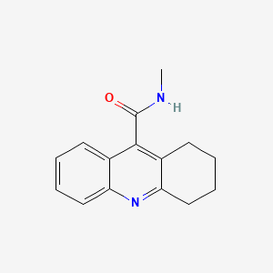 molecular formula C15H16N2O B13748218 Acridine-9-carboxamide, 1,2,3,4-tetrahydro-N-methyl- CAS No. 113106-28-8