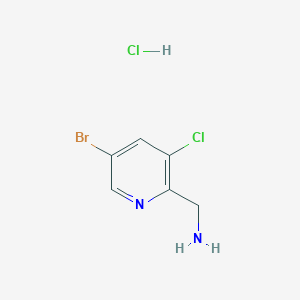 (5-Bromo-3-chloropyridin-2-yl)methanamine hydrochloride