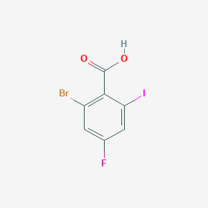 2-Bromo-4-fluoro-6-iodobenzoic acid