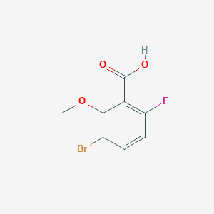 3-Bromo-6-fluoro-2-methoxybenzoic acid