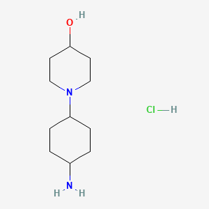 1-(4-Amino-cyclohexyl)-piperidin-4-ol hydrochloride