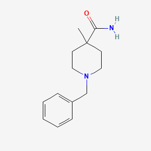 1-Benzyl-4-methyl-piperidine-4-carboxylic acid amide