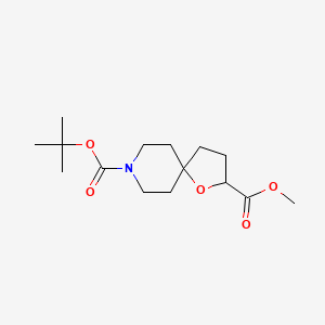 8-Tert-butyl 2-methyl 1-oxa-8-azaspiro[4.5]decane-2,8-dicarboxylate