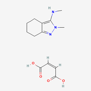molecular formula C13H19N3O4 B13748423 Tetrydamine maleate CAS No. 22911-97-3