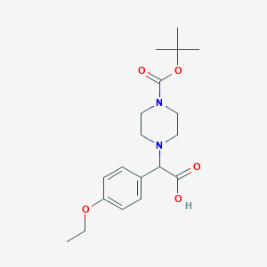 2-(4-Boc-piperazinyl)-2-(4-ethoxylphenyl)acetic acid
