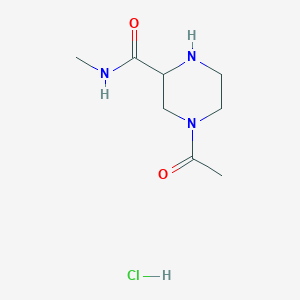 4-acetyl-N-methylpiperazine-2-carboxamide hydrochloride