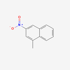 molecular formula C11H9NO2 B13748487 1-Methyl-3-nitronaphthalene CAS No. 41037-13-2