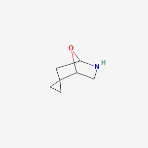 molecular formula C7H11NO B13748529 Spiro[cyclopropane-1,5-[7]oxa[2]azabicyclo[2.2.1]heptane] 