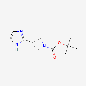 tert-butyl 3-(1H-imidazol-2-yl)azetidine-1-carboxylate