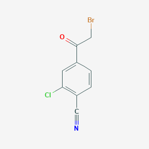Benzonitrile, 4-(2-bromoacetyl)-2-chloro-