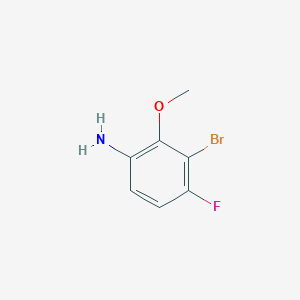 3-Bromo-4-fluoro-2-methoxyaniline