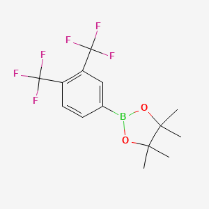 2-(3,4-Bis(trifluoromethyl)phenyl)-4,4,5,5-tetramethyl-1,3,2-dioxaborolane
