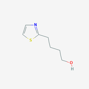 molecular formula C7H11NOS B1374858 4-(1,3-Thiazol-2-yl)butan-1-ol CAS No. 1506479-33-9