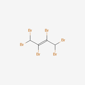 molecular formula C4H2Br6 B13748603 2-Butene, 1,1,2,3,4,4-hexabromo- CAS No. 36678-45-2