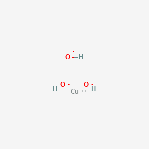 molecular formula CuH3O3- B13748648 Trihydroxycuprate(1-) CAS No. 37830-77-6