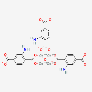 molecular formula C24H15N3O13Zn4 B13748673 Tetrazinc;2-aminoterephthalate;oxygen(2-) 
