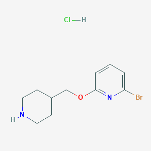 2-Bromo-6-(4-piperidinylmethoxy)pyridine hydrochloride