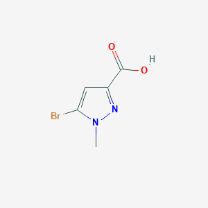 molecular formula C5H5BrN2O2 B1374870 5-Bromo-1-methyl-1H-pyrazole-3-carboxylic acid CAS No. 1222174-93-7