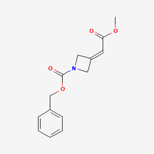 Benzyl 3-(2-methoxy-2-oxoethylidene)azetidine-1-carboxylate