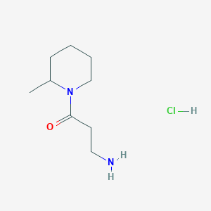 3-Amino-1-(2-methyl-1-piperidinyl)-1-propanone hydrochloride