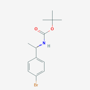 (S)-[1-(4-Bromophenyl)ethyl]carbamic acid tert-butyl ester