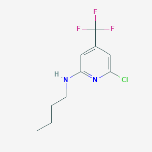 Butyl-(6-chloro-4-trifluoromethyl-pyridin-2-YL)-amine