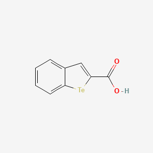 molecular formula C9H6O2Te B13748800 Benzo[B]tellurophene-2-carboxylic acid 