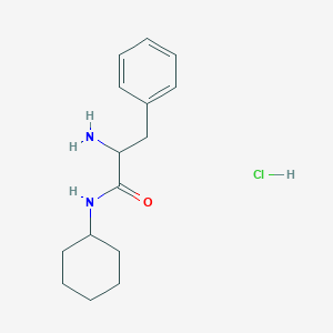 2-Amino-N-cyclohexyl-3-phenylpropanamide hydrochloride