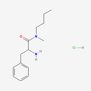 2-Amino-N-butyl-N-methyl-3-phenylpropanamide hydrochloride