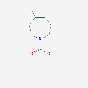 molecular formula C11H20INO2 B1374885 1-N-Boc-4-iodo-azepane CAS No. 1394839-99-6