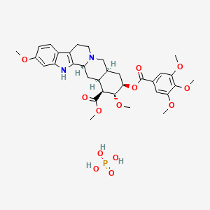 molecular formula C33H43N2O13P B13748865 Reserpine phosphate CAS No. 1263-94-1