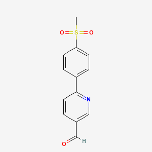 6-(4-Methanesulfonyl-phenyl)-pyridine-3-carbaldehyde