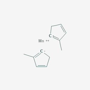 molecular formula C12H14Mn B13748991 Manganese(2+);2-methylcyclopenta-1,3-diene 