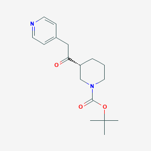 (R)-1-Boc-3-(2-pyridin-4-YL-acetyl)-piperidine