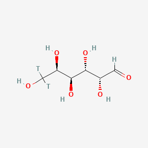 molecular formula C6H12O6 B13749084 D-Galactose-6,6-C-t2(9CI) 