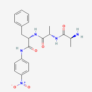 molecular formula C21H25N5O5 B1374909 Ala-Ala-Phe p-nitroanilide CAS No. 61043-41-2
