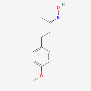 N-[4-(4-methoxyphenyl)butan-2-ylidene]hydroxylamine
