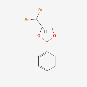 molecular formula C10H10Br2O2 B13749142 4-(Dibromomethyl)-2-phenyl-1,3-dioxolane 