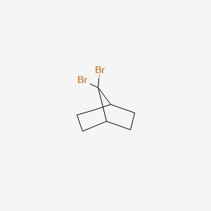 molecular formula C7H10Br2 B13749144 Dibromonorbornane CAS No. 26637-71-8