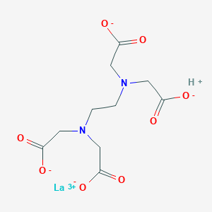 molecular formula C10H13LaN2O8 B13749152 Lanthanum edetate CAS No. 11138-87-7