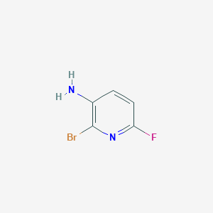 molecular formula C5H4BrFN2 B1374916 2-Bromo-6-fluoropyridin-3-amine CAS No. 1068976-51-1